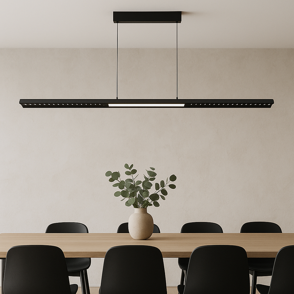 Підвісна люстра чорна L-120 cm Led 24W 4000K Black Triangle 250918-100002075