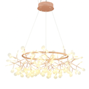 Підвісні люстри золоті з лепестками D-80 cm / D-105 cm Led 4000K Gold Petals 251180-100006490