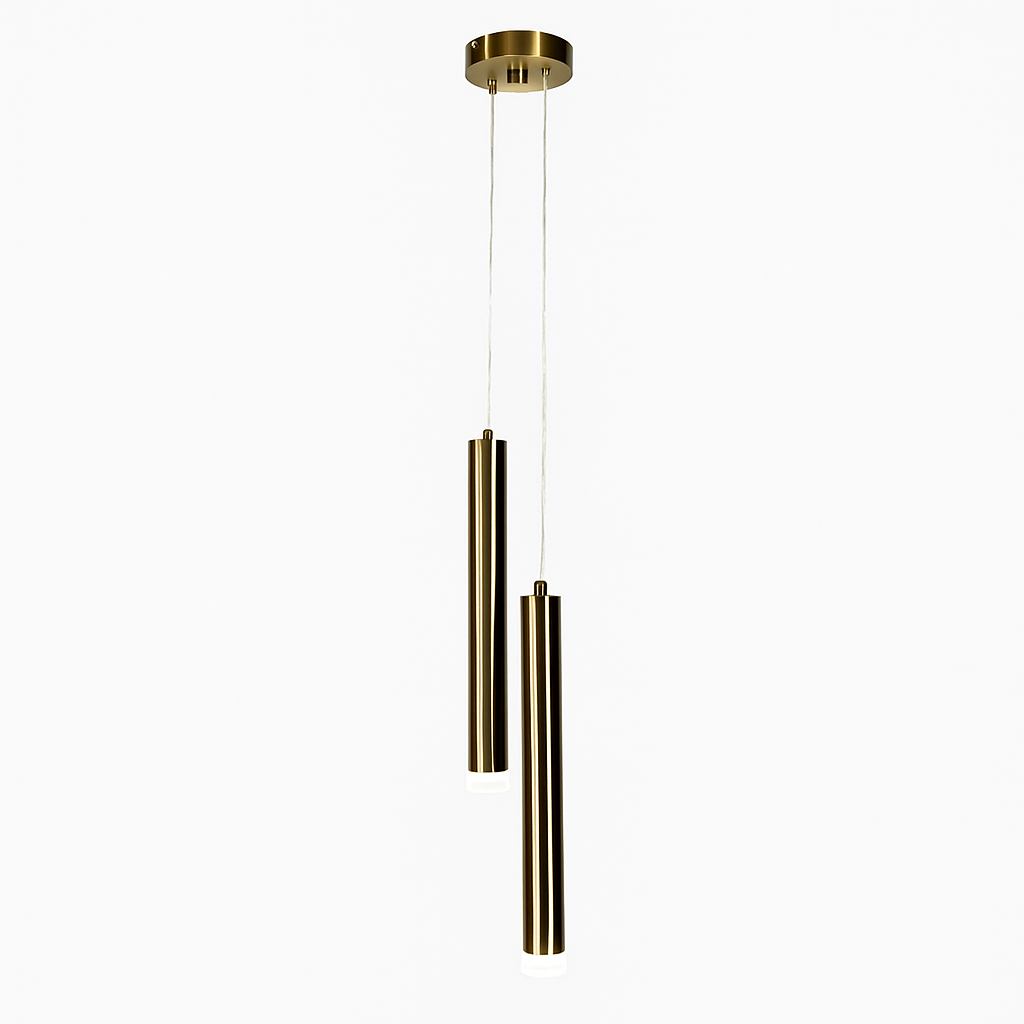 Підвісний світильник золотий D-10 cm Led 6W 4000K Gold Tube 251118-100006494