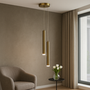 Підвісний світильник золотий D-10 cm Led 6W 4000K Gold Tube 251118-100006494