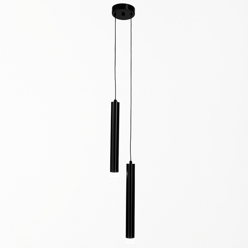 Підвісний світильник чорний D-10 cm Led 6W 4000K Black Tube 251118-100006495