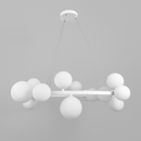 Підвісна люстра біла D-95 cm G9*18 White Bubbles 251118-100006499