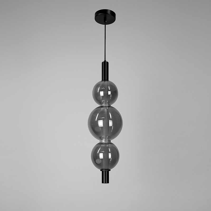 Підвісний світильник графітовий H-65 cm Led 16W 4000K Graphit Bubbles 251118-100006500