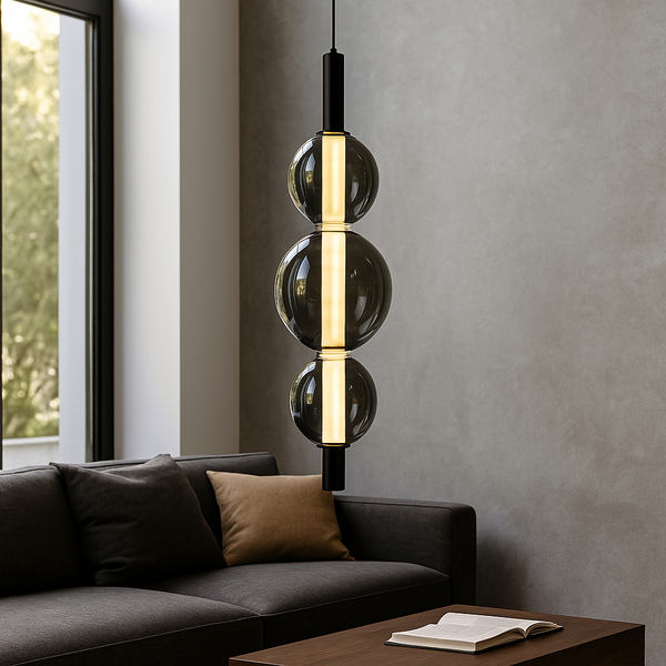 Підвісний світильник графітовий H-65 cm Led 16W 4000K Graphit Bubbles 251118-100006500