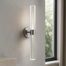Настінний світильник срібний H-39.5 cm Led Chrome Relief 251222-100006809