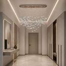 Люстра з метеликами L-150 cm Led 80W Chrome Butterflies 260817-100008535