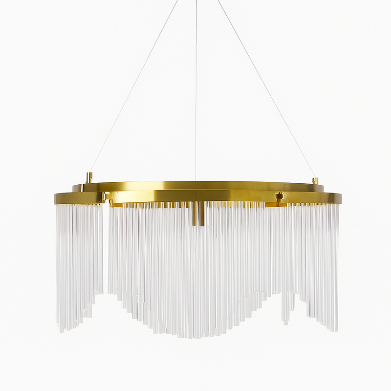 Підвісна люстра золота D-80 cm E14*6 Gold Luxury 251188-100006515