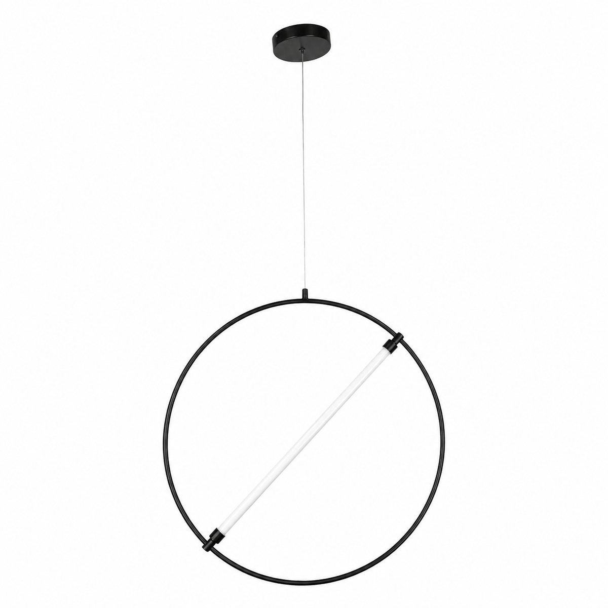 Підвісний світильник чорний D-35 cm Led 10W 4000K Original Geometry Black 260618-100008065