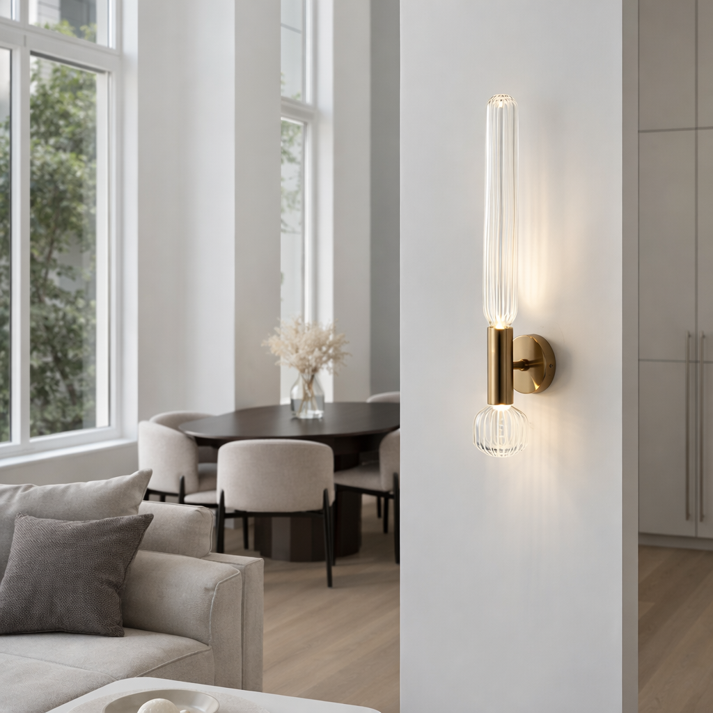 Настінний світильник золотий Led 12W 3000K Gold Tron 260222-100007411