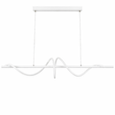 Люстри підвісні хвилясті L-100 см / L-120 см White Curly Gemo Wave 260118-100007020