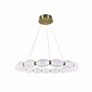 Підвісні люстри з прозорими перлинами D-58 cm  / D-68 cm / D-78 cm Led White Pearls 260118-100007025