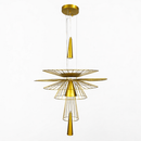 Люстра золота L-60 cm GU10 Gold Vibs 260118-100007028