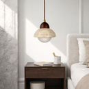 Підвісний світильник D-15 cm G9 Wood+Beige Half 260218-100007420