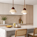 Підвісний світильник D-15 cm G9 Wood+Beige Half 260218-100007420