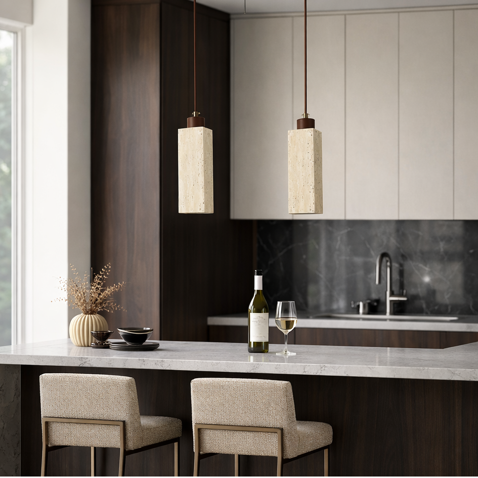 Підвісний світильник H-28 cm Е27 Wood+Beige Half 260218-100007422