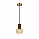 Підвісний світильник H-18 cm Е27 Wood+Beige Half 260218-100007423