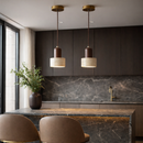 Підвісний світильник H-18 cm Е27 Wood+Beige Half 260218-100007423