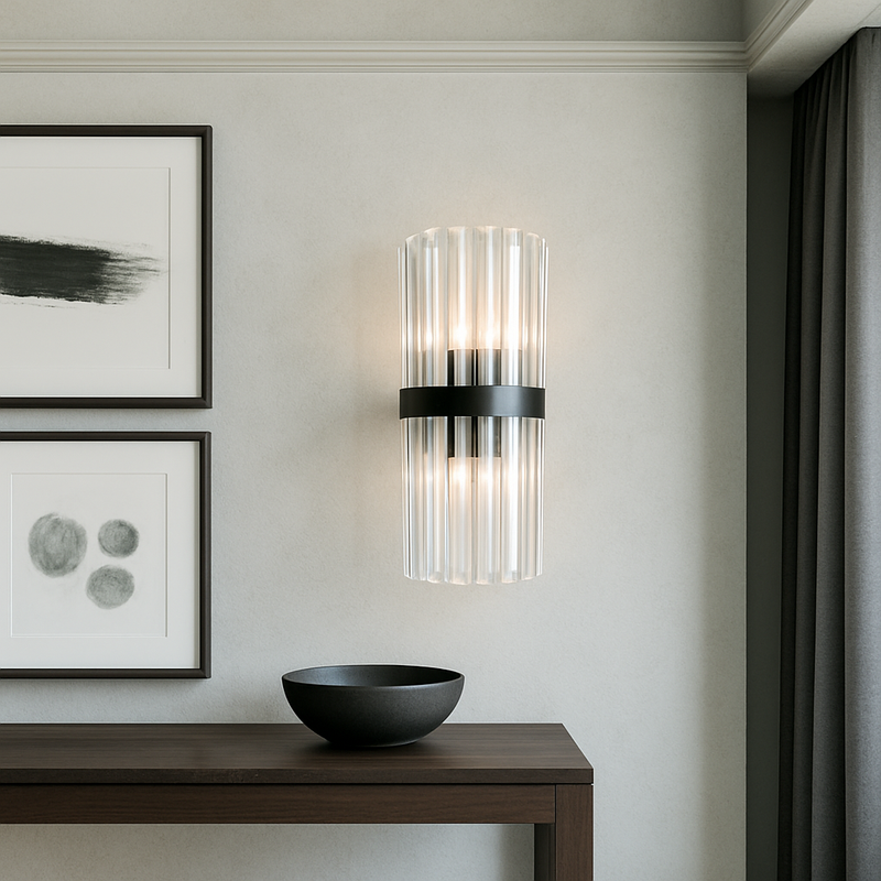 Настінний світильник чорний H-45 E14 Black Elegance 251188-100006521