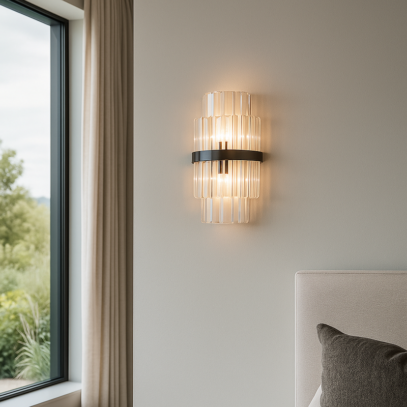 Настінний світильник чорний H-58 cm E14 Black Cordelia 251188-100006522