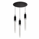 Люстра чорна Led 15W 3000К-6000К Black Bubble Slim 260319-100007619