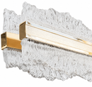 Люстра підвісна золота видовжена L-120 cm Ice Led 200W Wave Line Gold 250622-100005037