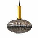Підвісний світильник димчастий D-27 cm E27 Smoke+Gold Garden lamp 260766-100008342