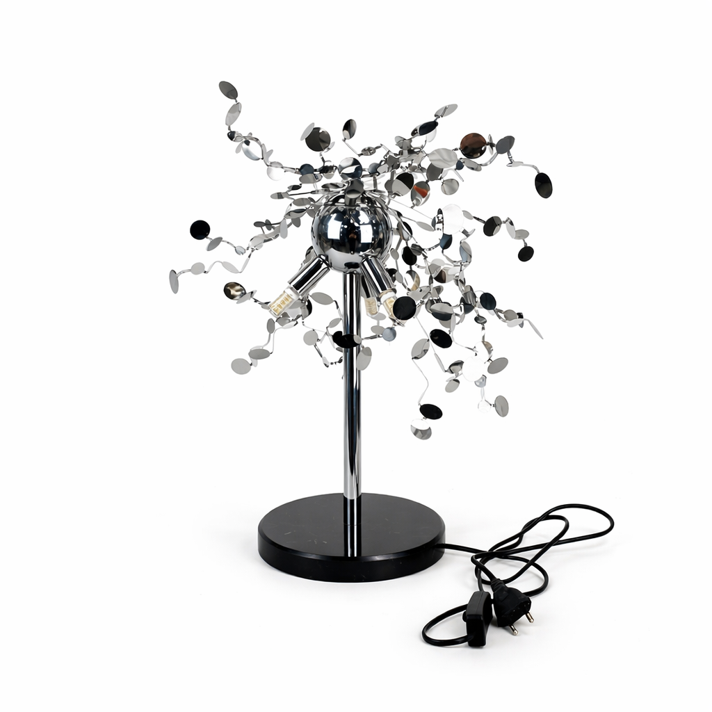 Настільна лампа срібна H-45 cm G9 Chrome Tree 260118-100007040