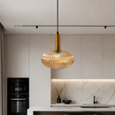 Підвісний світильник бурштиновий D-27 cm E27 Amber+Gold Garden lamp 260766-100008343