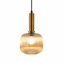 Підвісний світильник бурштиновий D-18 cm E27 Amber+Gold Garden lamp 260766-100008344