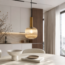 Підвісний світильник бурштиновий D-18 cm E27 Amber+Gold Garden lamp 260766-100008344