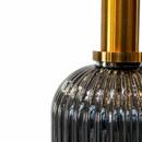 Підвісний світильник димчастий D-13 cm E27 Smoke+Gold Garden lamp 260766-100008347