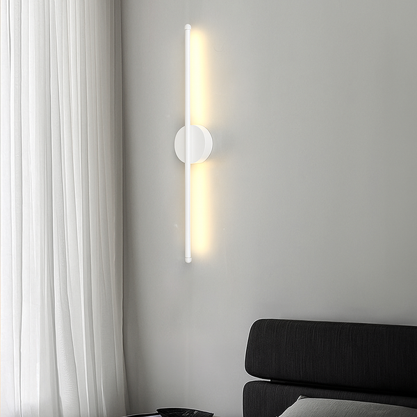 Настінні світильники білі лінійні L- 60 cm/ 80 cm/ 100 cm Led 16W / 20W / 26W White 3 режими Pipe Line oval  251131-100006530