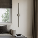 Настінні світильники сірі лінійні L 60 cm/ 80 cm/ 100 cm Led 16W / 20W / 26W З режими Pipe Line oval Silver 251131-100006531