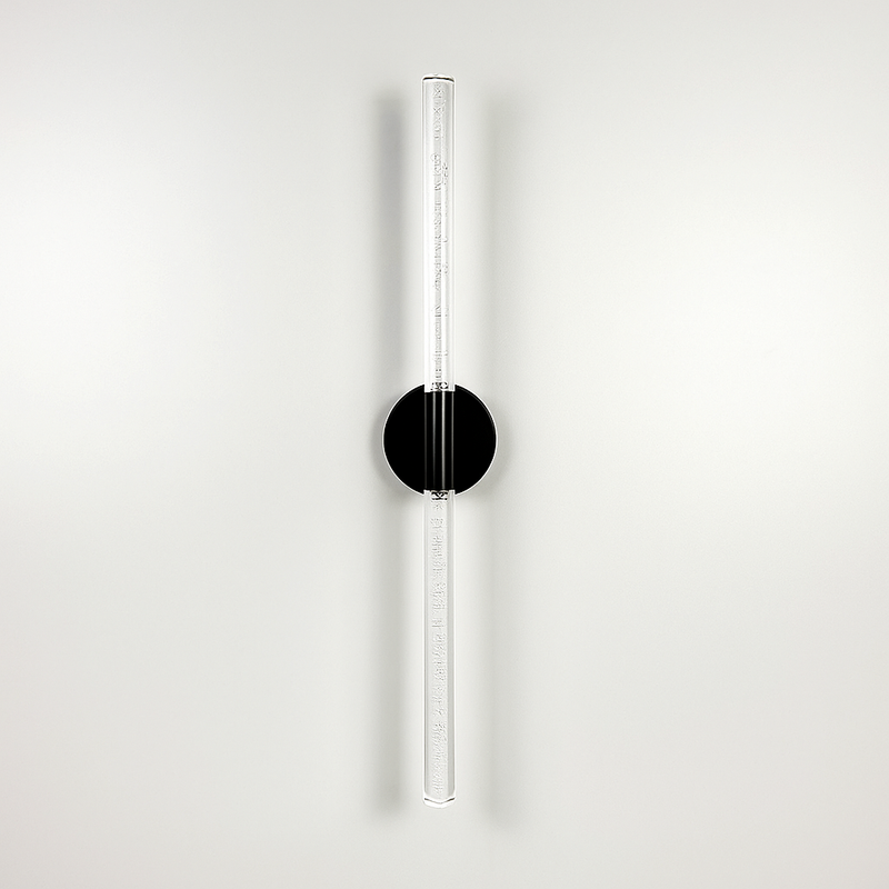 Настінний світильник чорний H-60 cm Led 6W 4500K Black Bubble Tube 251176-100006539