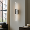 Настінний світильник срібний H-35 cm Led 10W Chrome Bubble Tube 251176-100006541