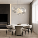 Підвісна люстра D-90 cm Led 88W Chrome Bagel 260817-100008585