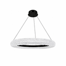 Підвісна люстра D-60 cm Led 3000K-6000K 22W White+Black Ice 260318-100007754
