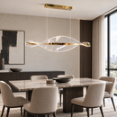 Підвісні люстри золоті L-100 cm / L-120 cm Led 4000K Gold Jellyfish 251035-100006396