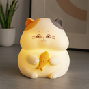 Акумуляторна лампа котик H-12.6 cm Led 1W 3000K + RGB White Cat 251240-100006822