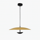 Підвісний світильник з імітацією дерева D-50 cm Led 6W 4000K Black+Wood Woody Mushroom 251218-100006834