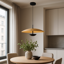 Підвісний світильник з імітацією дерева D-50 cm Led 6W 4000K Black+Wood Woody Mushroom 251218-100006834