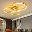 Стельова люстра з пультом Anelli 3 Н-14 см D-30+40+50 см 3000К-6000К Gold 250819-100005753
