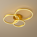 Стельова люстра з пультом Anelli 3 Н-14 см D-30+40+50 см 3000К-6000К Gold 250819-100005753