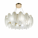 Підвівсні люстри D-50 /60 /80 cm E27 Gold+White Feathers 260118-100007055