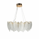 Підвівсні люстри D-50 /60 /80 cm E27 Gold+White Feathers 260118-100007055