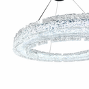 Підвісні люстри крижані D-60 cm / D-80 cm Led 3000K-6000K Clear+Black Ice 260118-100007057