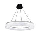 Підвісні люстри D-60 cm / D-80 cm Led 3000K-6000K Clear+Black Ice 260118-100007059
