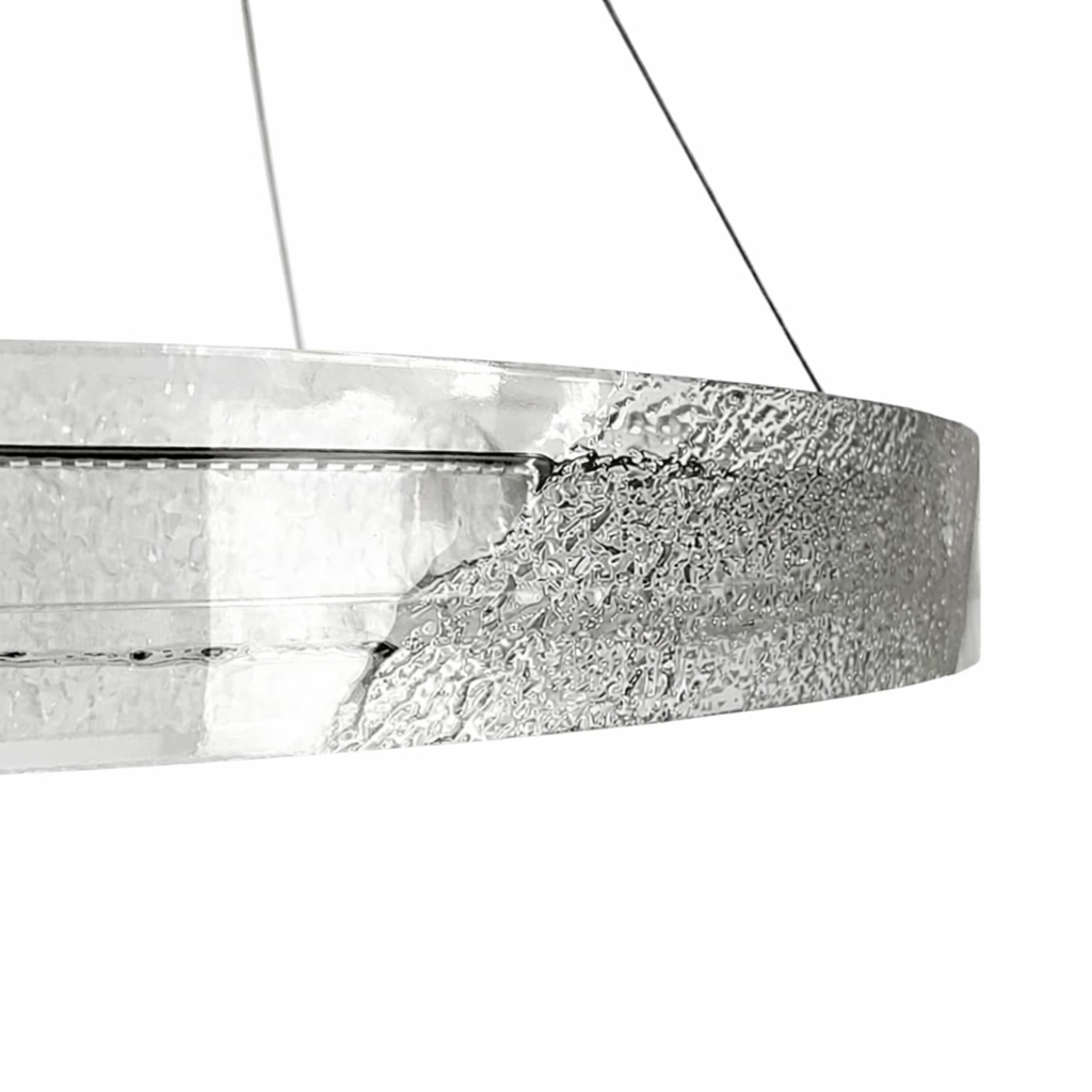 Підвісні люстри D-60 cm / D-80 cm Led 3000K-6000K Clear+Black Ice 260118-100007059