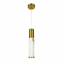 Підвісний світильник золотий D-6 cm H-30 cm Led 4000K 9W Gold Marble Imitation 260418-100007761