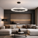 Підвісні люстри D-60 cm / D-80 cm Led 3000K-6000K Clear+Black Ice 260118-100007060